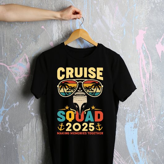T-shirt Croisière 2025 - Rassembler les souvenirs