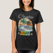 T-shirt Croisière 2026 Famille Vacation Plage Correspondan (Devant)