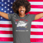 T-shirt Croisière 4 juillet jour de l'indépendance<br><div class="desc">Cette conception peut être personnalisée dans la zone fournie en modifiant la photo et/ou le texte. Vous pouvez également le customiser en cliquant sur Personnaliser ce Modèle, puis en choisissant l'option cliquer pour customiser et supprimer ou modifier la couleur de l'arrière - plan, ajouter du texte, modifier la couleur ou...</div>