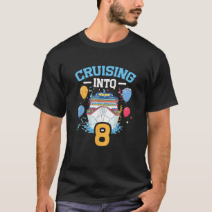 T-shirt Croisière à 8 ans Croisière d'anniversaire 8 ans