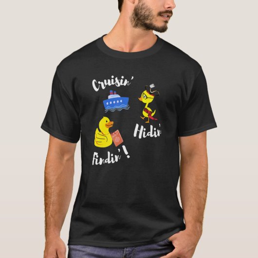 T-shirt Croisière à la recherche de canards en caoutchouc (Devant)