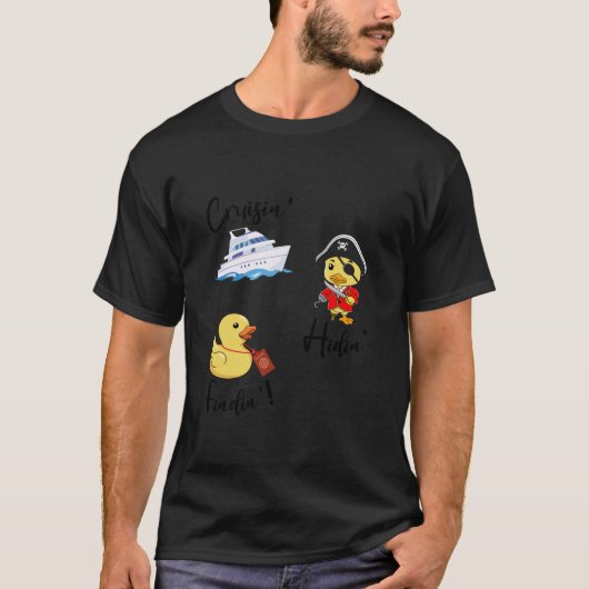 T-shirt Croisière à la recherche de canards en caoutchouc (Devant)