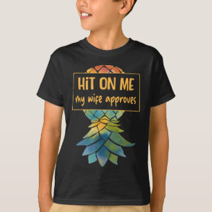 T-shirt Croisière à l'ananas renversé Swinger subtil drôle
