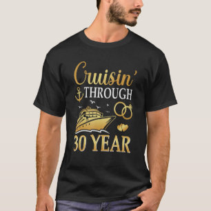 T-shirt Croisière à travers 30 ans 30e anniversaire Croisi