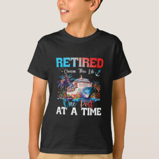 T-shirt Croisière à travers la vie Retraite Navire à la re