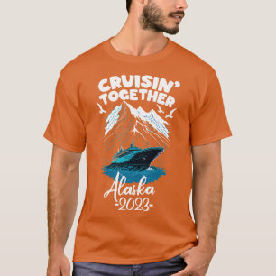 T-shirt Croisière Alaska 2023 Famille amis et groupe été
