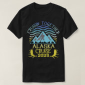 T-shirt Croisière Alaska 2023 Vacances famille ou groupe (Design devant)