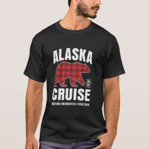 T-shirt Croisière Alaska 2025 Ours Buffalo Plaid Gi