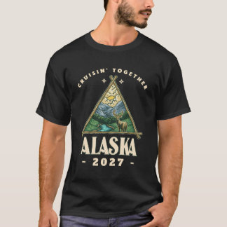 T-shirt Croisière Alaska 2027 Famille Vacation Alaska Cr