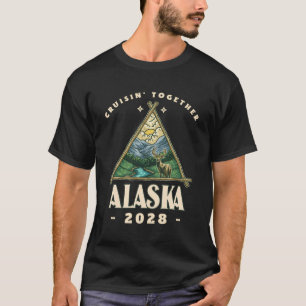 T-shirt Croisière Alaska 2028 Famille Vacation Alaska Cr