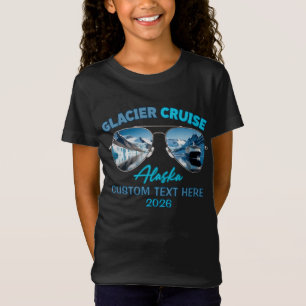 T-Shirt Croisière aux glaciers d'Alaska, icebergs panorami