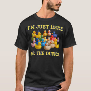 T-shirt Croisière Canard Je Suis Ici Pour Les Canards Expl