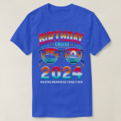 T-shirt Croisière d'anniversaire 2024 Rassembler les souve (Design devant)
