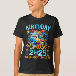 T-shirt Croisière d'anniversaire 2025 Créer des souvenirs