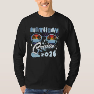T-shirt Croisière d'anniversaire 2026 Équipage de l'équipe