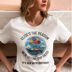 T-shirt Croisière d'anniversaire Funny Group Personnalisé