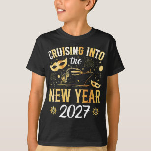 T-shirt Croisière dans le Nouvel An 2027 Garçon