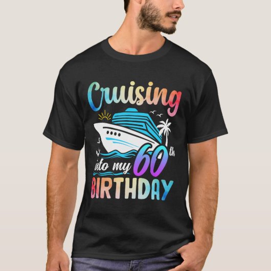 T-shirt Croisière Dans Mon 60e Anniversaire 60 Anniversair (Devant)