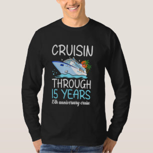 T-shirt Croisière de 15 ans 15e anniversaire de Mariage