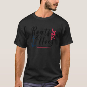 T-shirt Croisière de Bachelorette Bateau & Hoes Mariée