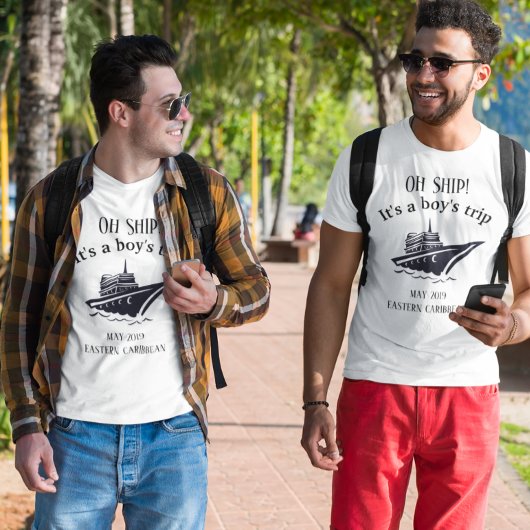 T-shirt Croisière de conseils de garçon pour enterrement d
