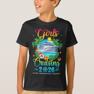 T-shirt Croisière de filles 2026 Création de souvenirs Cro