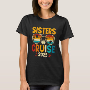 T-shirt Croisière de la sœur 2025 Voyage de vacances en fa