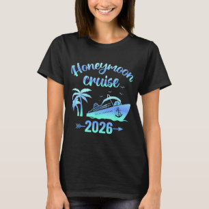 T-shirt Croisière de lune de miel mariés 2026 couples asso