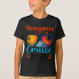 T-shirt Croisière de lune de miel minimale 2026 Tout juste