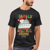 T-shirt Croisière de Noël en famille (Devant)
