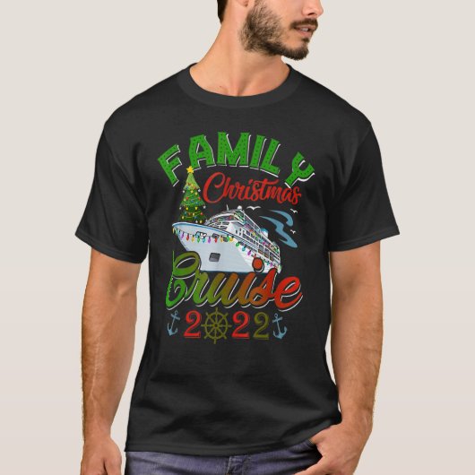 T-shirt Croisière de Noël en famille 2022 Croisière Noël (Devant)