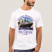 T-shirt Croisière de souvenirs violette (Devant)