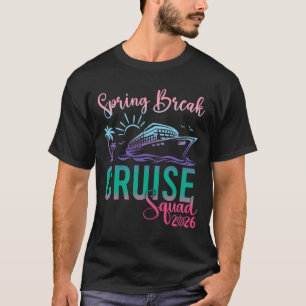 T-shirt Croisière de Spring Break Squad 2026 Voyage de Fam