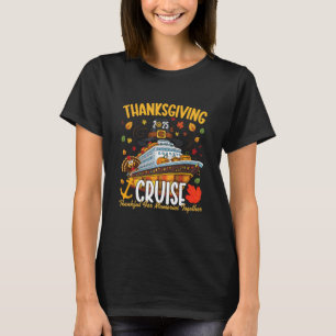 T-shirt Croisière de Thanksgiving 2025 Reconnaissant pour