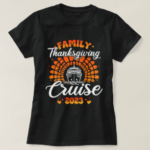 T-shirt Croisière de Thanksgiving en famille 2023 Funny Cr