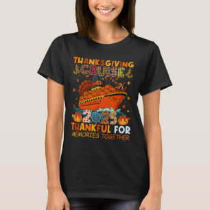 T-shirt Croisière de Thanksgiving en famille 2025 Souvenir