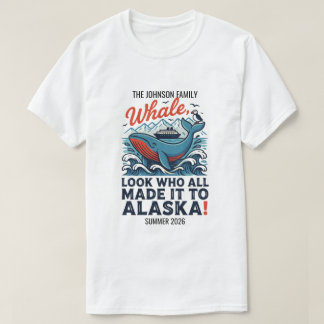 T-shirt Croisière de vacances en famille en Alaska Groupe