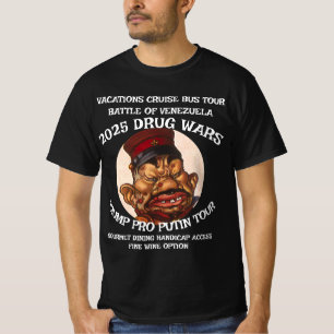 T-SHIRT CROISIÈRE DE VACANCES TOUR BUS FASCISTE DE TRUMP