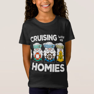 T-Shirt Croisière D'Été Avec Mes Homes Gnomes Cruisin