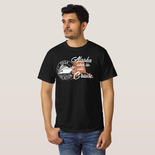 T-shirt Croisière du groupe Alaska (Devant entier)