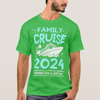 T-shirt Croisière En Famille 2024 Souvenirs Pour Un Vacati