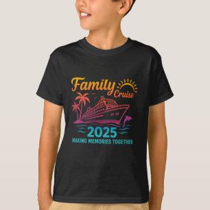 T-shirt Croisière en famille 2025 Vacances Concordance