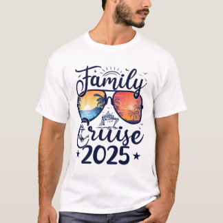 T-shirt Croisière en famille 2025 Vacances d'été en famill