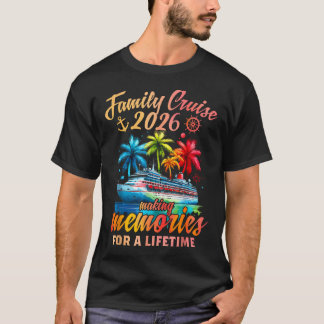 T-shirt Croisière en famille 2026 Tenue de croisière assor