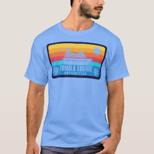 T-shirt Croisière en famille Antarctique Style Rétro