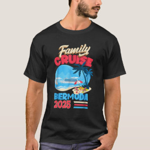 T-shirt Croisière en famille Bermudes 2025 Vacances jumelé