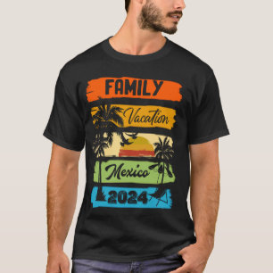 T-shirt Croisière en famille Mexique 2024 Vacances jumelée