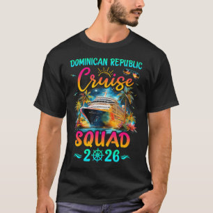 T-shirt Croisière en République dominicaine avec la famill