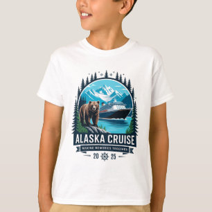 T-shirt Croisière Ensemble Alaska 2025 Famille Amie Alaska