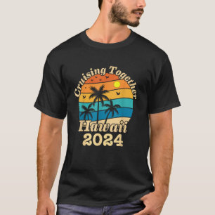 T-shirt Croisière ensemble Hawaii 2024 Voyage en famille V